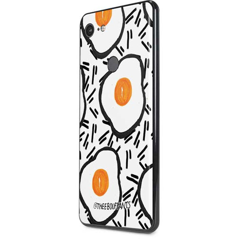 Bouffants and Broken Hearts Eggs Google Pixel 3 XL Skin